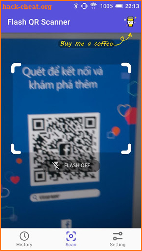 Flash QR Scanner - Fastest QRCode & Barcode Reader screenshot