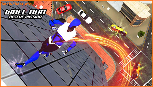 Flash Robot Speedster: Cop Robot hero- Flash games screenshot