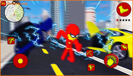 Flash Speed Stickman Rope Hero screenshot