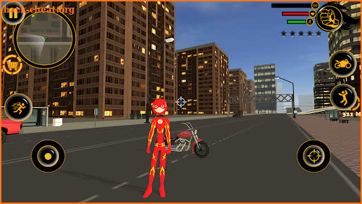 Flash Speed Stickman Rope Hero Vegas Crime screenshot