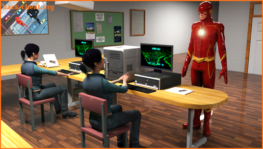 Flash Speedsters- Superhero Wall Run- flash games screenshot