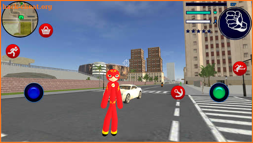 Flash Stickman Rope Hero Speed Hero Gangstar Crime screenshot