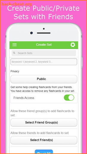 Flashcards Club - Create/Share screenshot