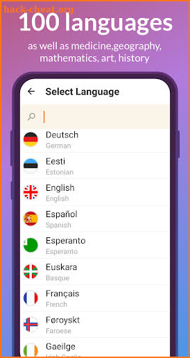 Flashcards: learn languages screenshot