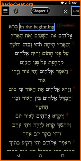FlashE Hebrew: Genesis (free) screenshot