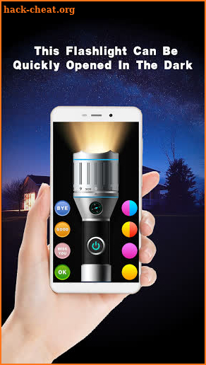 Flashlight--Simple And Easy with screen flashlight screenshot