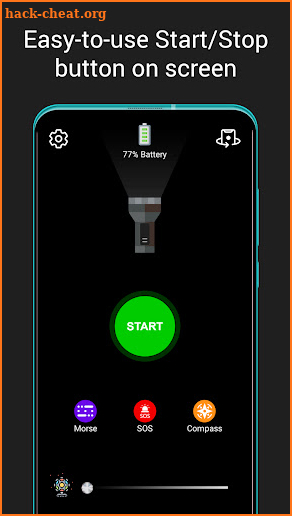 Flashlight with SOS & Blinker screenshot