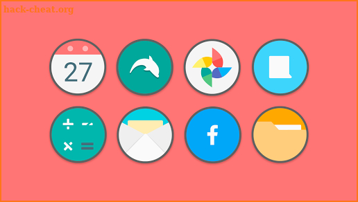 Flat Circle - Icon Pack screenshot