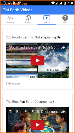 Flat Earth App screenshot
