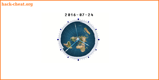 Flat Earth Clock screenshot