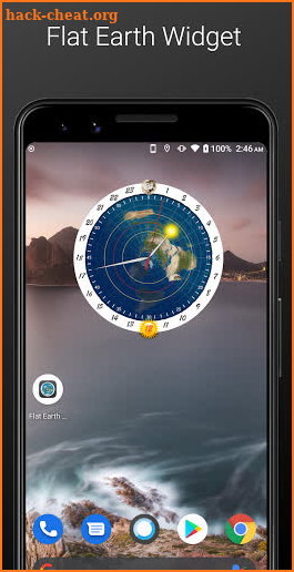 Flat Earth Sun, Moon & Zodiac Clock screenshot