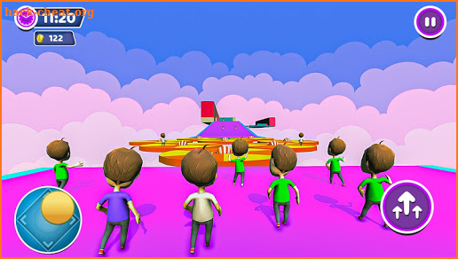 Flat Guys On The Floor: Fun Fall Race 3d Game 2020 screenshot