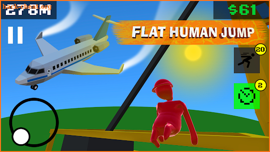 Flat Human FreeFall screenshot
