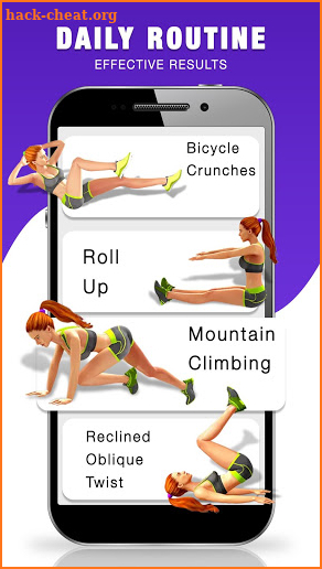 Flat Stomach Workout for Women - Burn Belly Fat screenshot