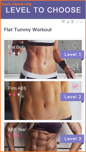 Flat Tummy Workout screenshot