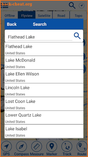 Flathead Lake Offline Charts screenshot