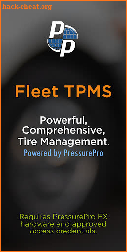 Fleet TPMS screenshot