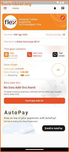 Flex Mobile screenshot