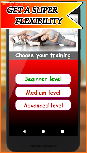 Flexibility training for men and women screenshot