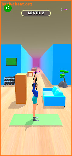 Flexible Run : Couples Yoga Pose Gymnastics Game screenshot