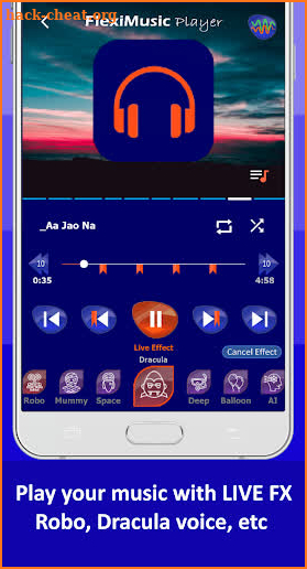 FlexiMusic FX Player Audio Editor screenshot