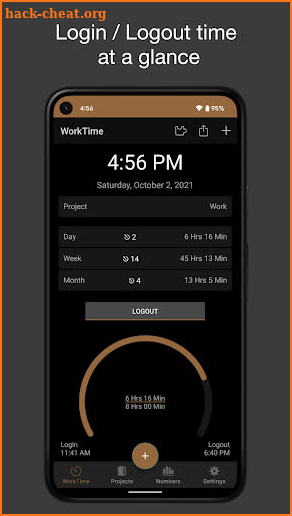 FlexLog - Work Time Tracker screenshot