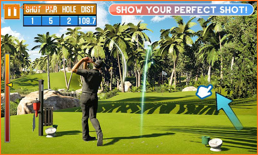 Flick Golf Free - Classic Mini Golf screenshot