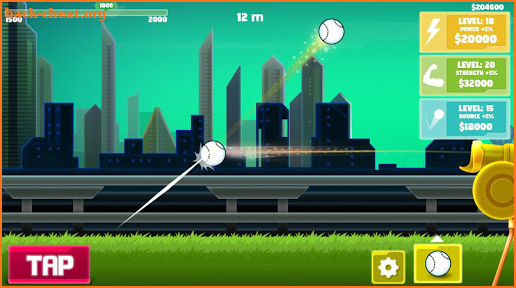 Flick Hit Baseball : Home Run screenshot
