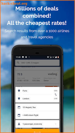 Flight & Hotel Guru — Cheap Flights and Hotels screenshot