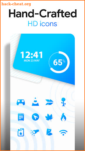 Flight Blue - Icon Pack screenshot