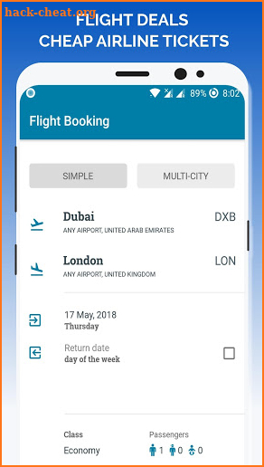 Flight deals - Cheap Airline Tickets screenshot