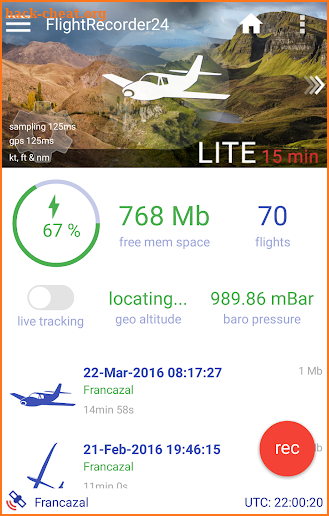 Flight Recorder 24 screenshot