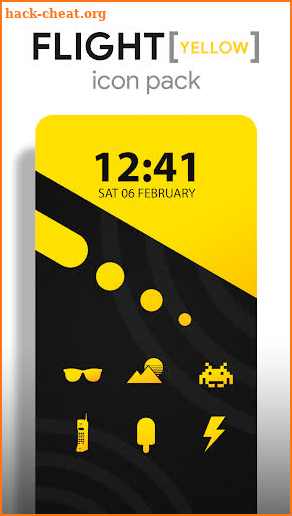 Flight Yellow - Icon Pack screenshot