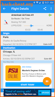 FlightAware Flight Tracker screenshot