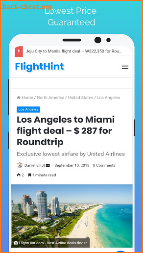 FlightHint - Flight Deals screenshot
