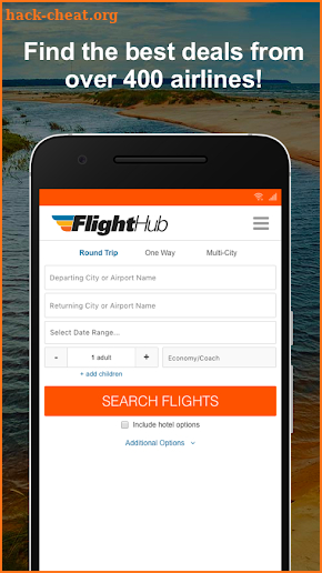 FlightHub - Book Cheap Flights, Hotels and Cars screenshot