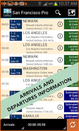 FLIGHTS San Francisco Pro screenshot