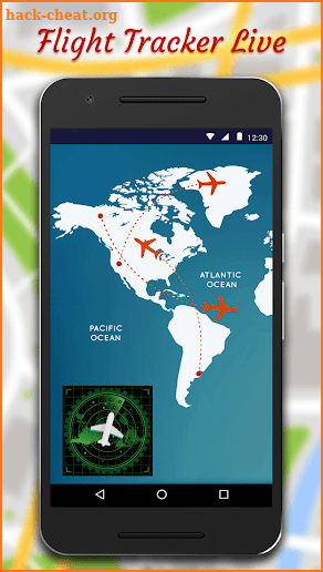 Flights Tracker Live Flight Status Flight Path Map screenshot