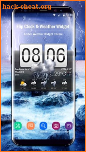 Flip Clock & Weather Widget screenshot