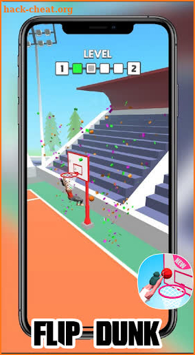 Flip dunk io - dunk flip game screenshot