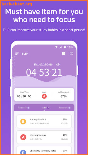 FLIP - Focus Timer for Study screenshot