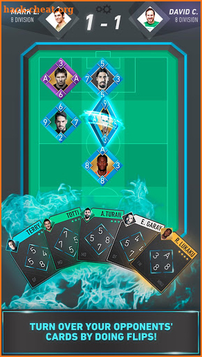 Flip Football 2018 -New Strategic soccer card game screenshot