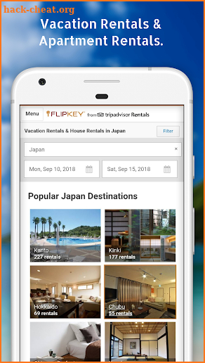 FlipKey - Find the perfect vacation rental screenshot