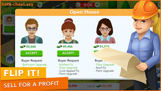 FlippIt! - Real Estate House Flipping Game screenshot