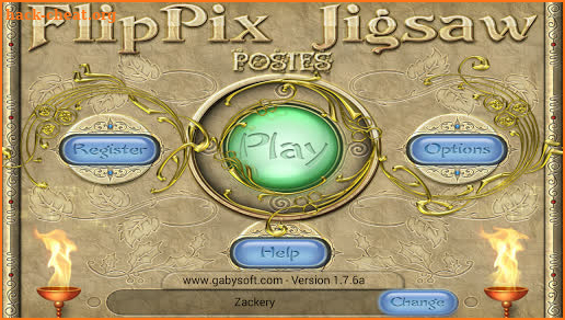FlipPix Jigsaw - Posies screenshot