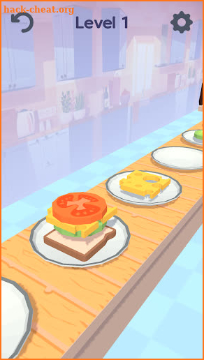 Flippy Sandwich - 3D cooking ASMR rush bounce race screenshot