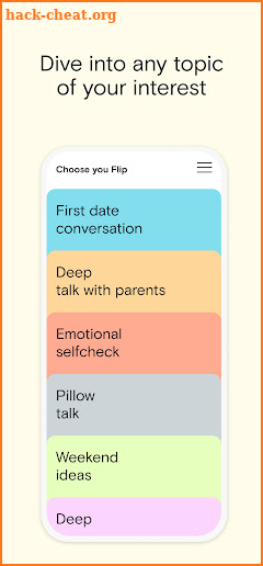 Flips — cards that help screenshot
