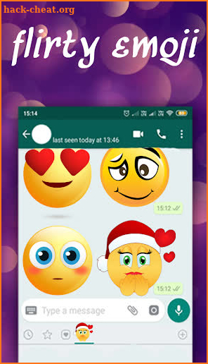 flirty emoji screenshot