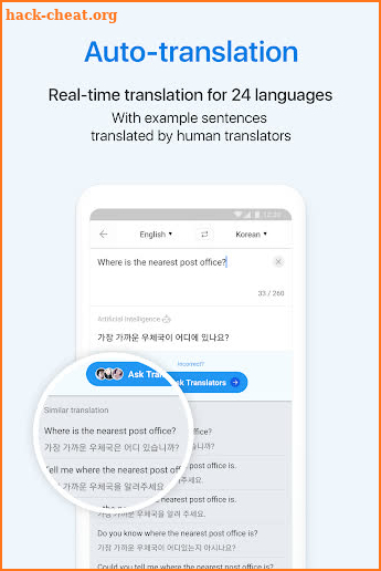 Flitto - Free translation & Language study screenshot