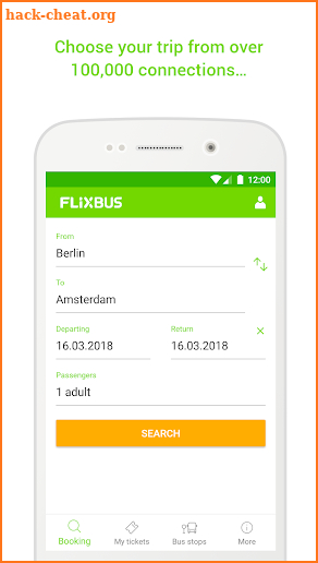 FlixBus - Comfortable bus travel screenshot